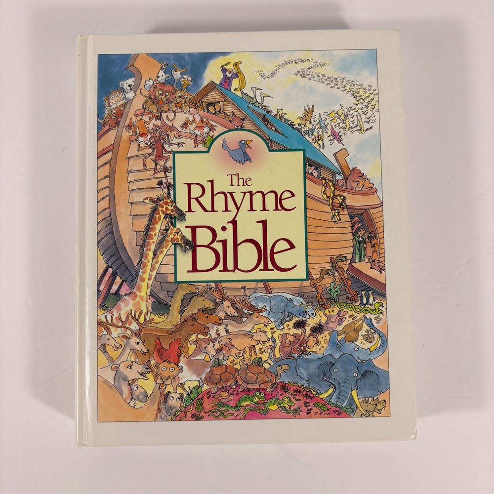 The Rhyme Bible Hardcover L.J. Sattgast Toni Goffe 1996 Gold n Honey Books